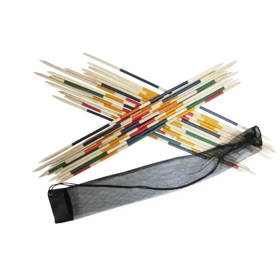 Play>it XL Mikado – 25 kraftige træpinde, 80 cm