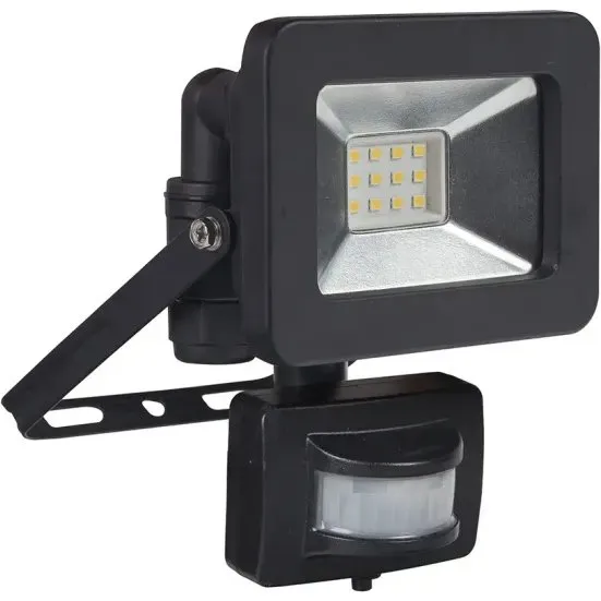GRIPO LED-projektør 10W med sensor og Quick Connector, sort
