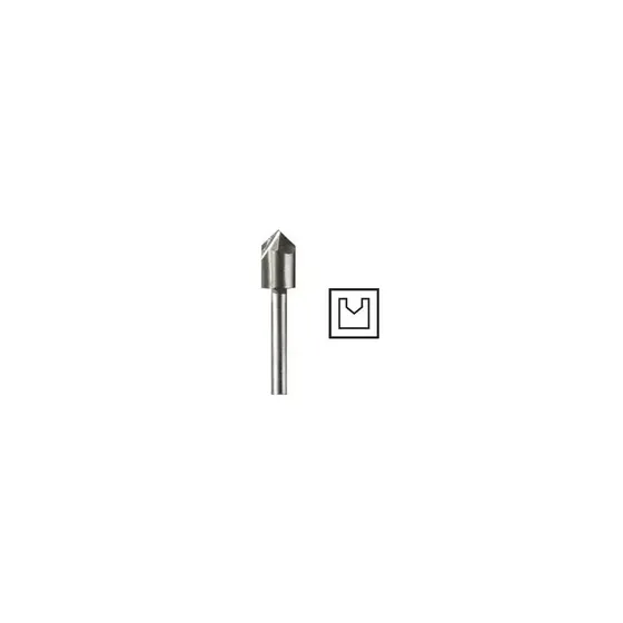 Dremel V-notfræser ø6,4 mm, 3,2 mm skaft