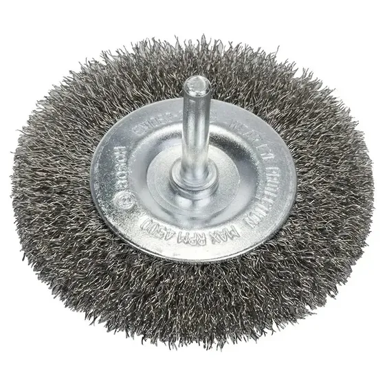 Bosch Skivebørste Bølget 80mm Inox 6mm - 2608622123