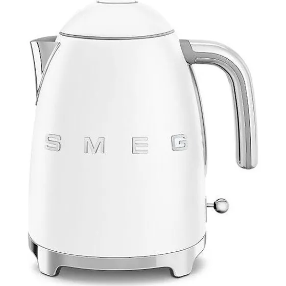 Smeg KLF03WHMEU Elkedel, Mat Hvid, 1,7 L, 2400 W