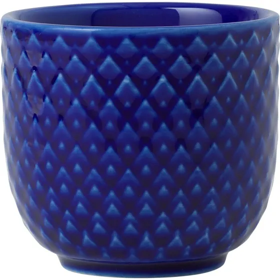 Lyngby Porcelæn Rhombe Color Æggebæger 5 cm Mørkeblå