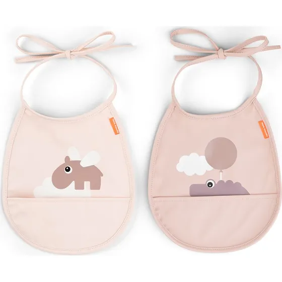 Done by Deer Happy Clouds Mini Hagesmæk med Lomme 2 stk. Puder