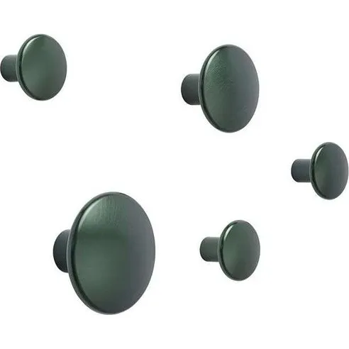 Muuto Dots Metal 5 stk Dark Green