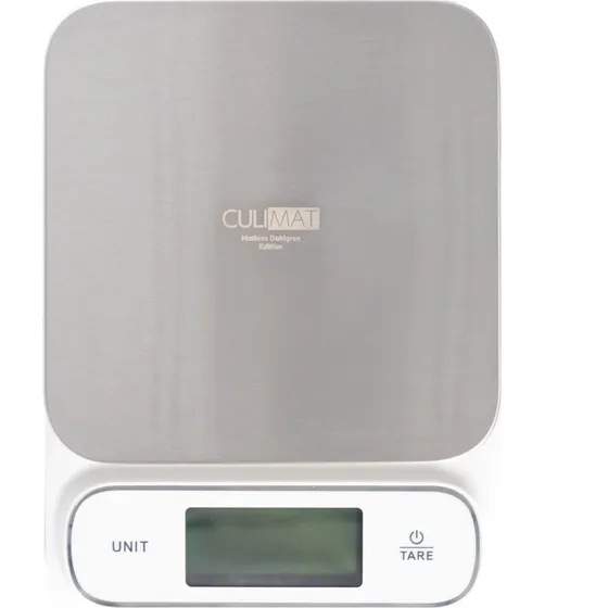 Culimat Vandtæt Køkkenvægt 5 kg/0,1 g Hvid-Sølv