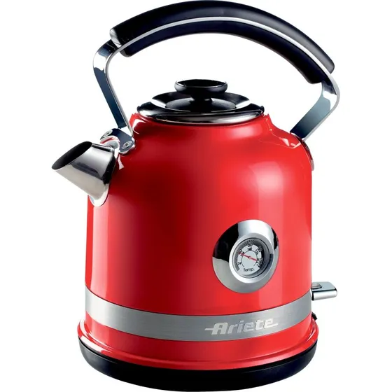 Ariete Moderna Elkedel 2854, 1,7 L, Rød, 2000 W