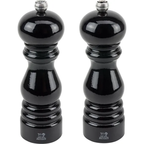 Peugeot Paris Duo Salt- og Peberkværn 18 cm, Sort Lak