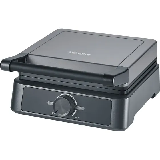 Severin WA 2125 belgisk vaffeljern, sort, 1600 W