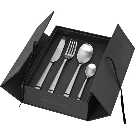 Broste Copenhagen Hune Brushed Satin bestik 16 dele