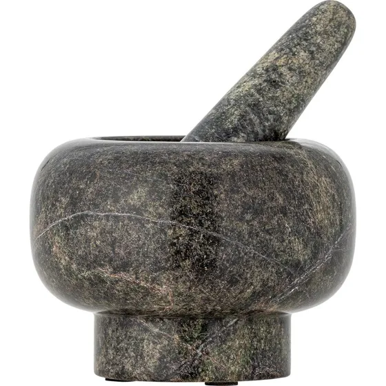 Bloomingville Arazo Morter & Støder Grøn Marmor Ø12,5 cm