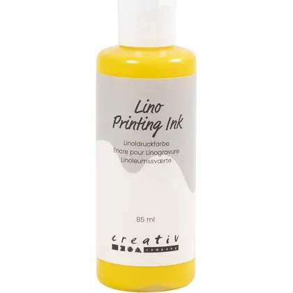 Linoleumssværte, gul, 85 ml