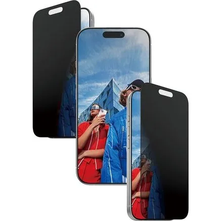 PanzerGlass 2-vejs Privatlivsskærmbeskytter iPhone 17/16 Pro – Clear