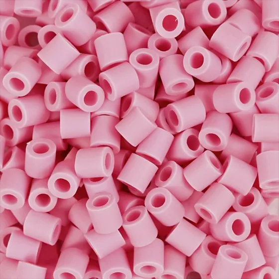 Nabbi Biobeads Rørperler, Rosa, 1000 Stk.