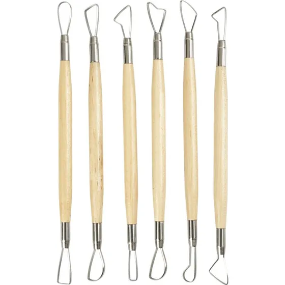 Creativ Company Lerslynger 20 cm, 6 stk.