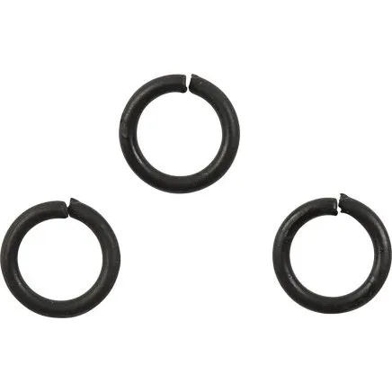 O-ring, 7 mm, 1 mm tykkelse, sort, 50 stk.