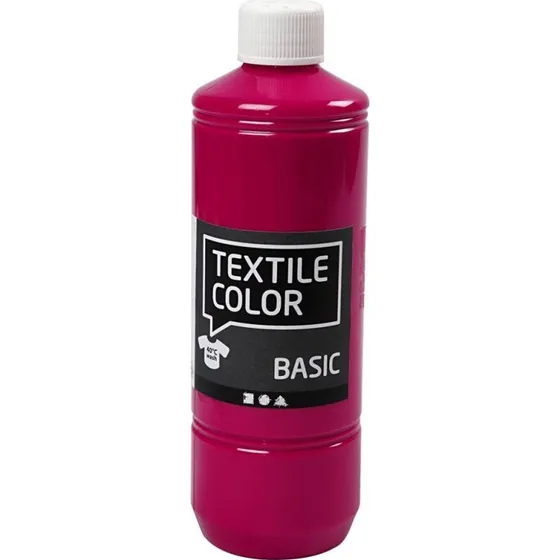 Creativ Company Tekstilmaling 500ml Primær Rød