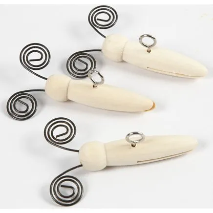 Sommerfuglekrop, L: 5,5 cm, ø 15 mm, 5 stk./1 pk.