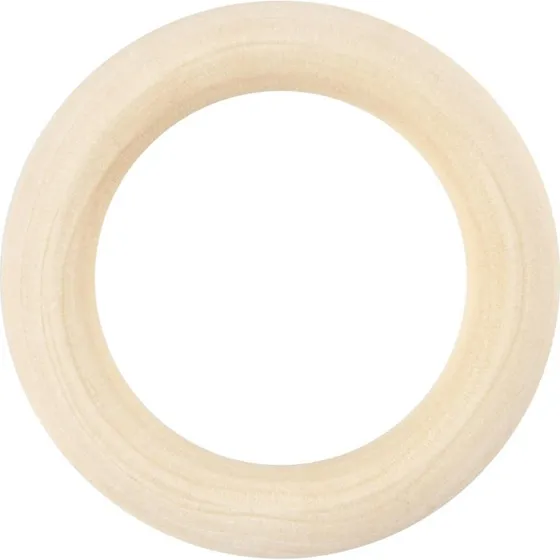 Gardinringe I Træ - Ø 55 mm, 6 Stk