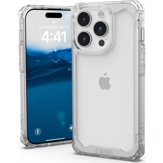 UAG iPhone 15 Pro Plyo Ice - Klart, 4,8 m dropbeskyttelse
