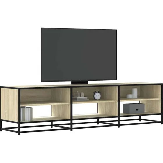 vidaXL Tv-bord 180x40x46 cm konstrueret træ sonoma-eg