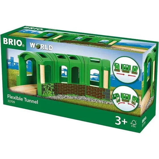 Brio 33709 Fleksibel Tunnel - 3+ år