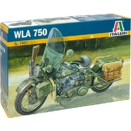 Italeri WLA 750 1:9 Motorcykel Byggesæt (US Army WWII)
