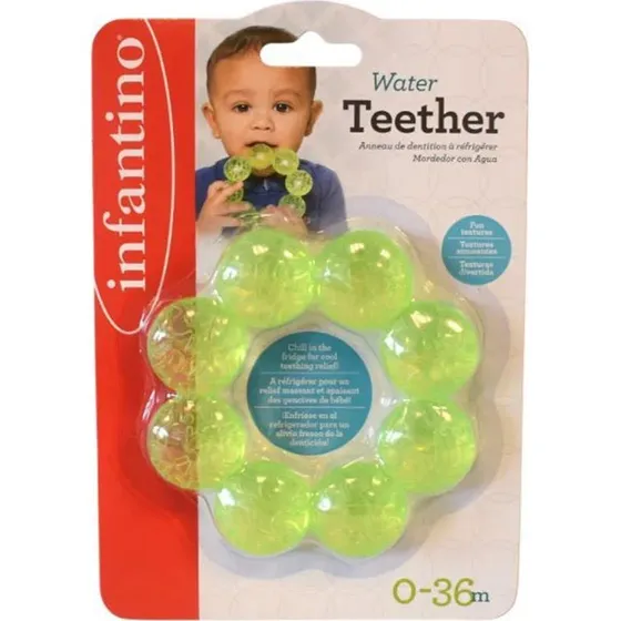 Infantino Bidering med vand, lysgrøn, 0-36 mdr, BPA-frit