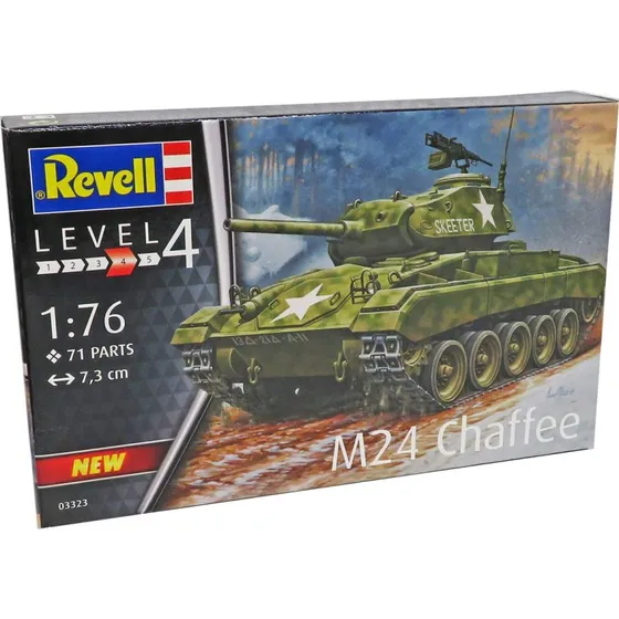 Revell M24 Chaffee kampvogn 1:76