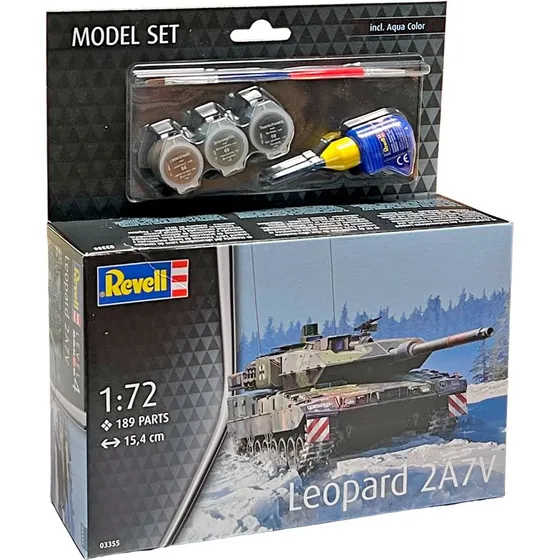 Revell Leopard 2A7V 1:72 Byggesæt med lim og maling