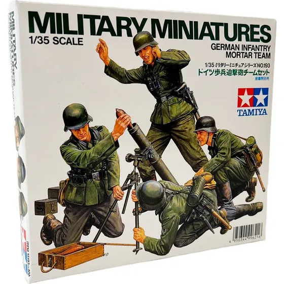 Tamiya Tysk Infanteri Morter Team 1:35