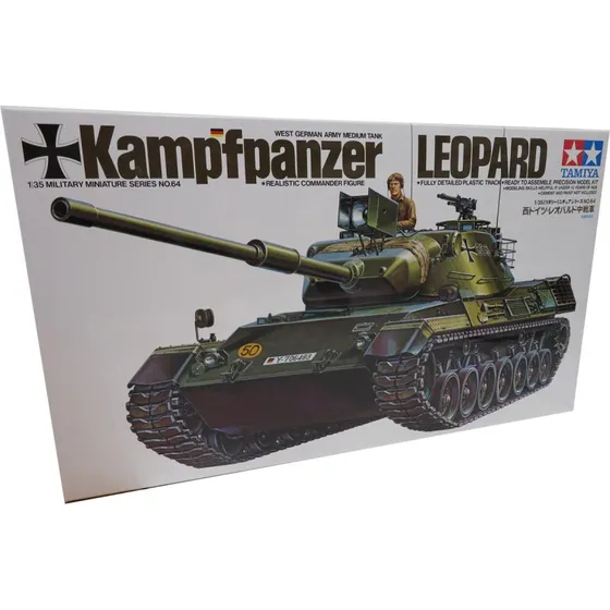 Tamiya 1:35 Leopard Kampvogn Byggesæt