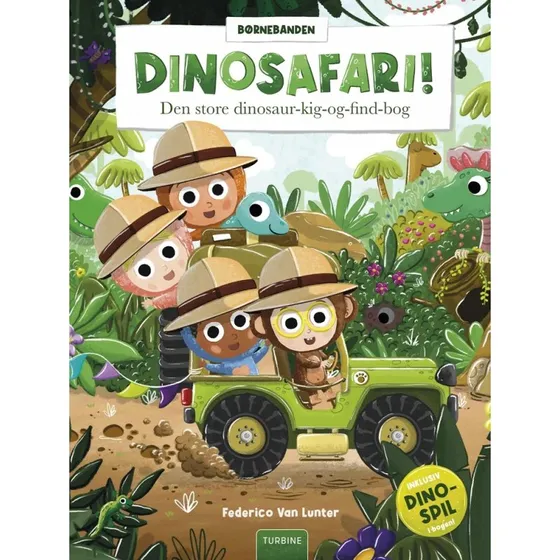 Dinosafari! – Lærerig opdagelsesbog med sjov dinosafari