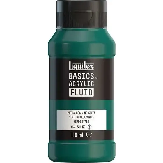 Liquitex Basics Fluid Akrylmaling Phthalocyanine Green 118 ml