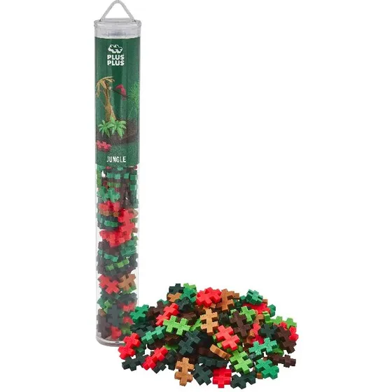 Plus-Plus Jungle Mix / 100 Pcs Tube