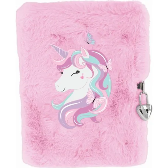 Tinka 8-804740 Dagbog med Hjertelås, Pink