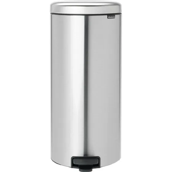 Brabantia NewIcon Pedalspand 30 L, Mat Stål, Fingeravtryksfri