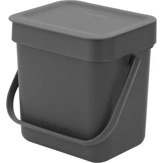 Brabantia Sort & Go Affaldsspand 3 L, Grå