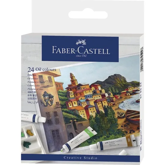 Faber-Castell Start Sæt Olie Farver 24 Ass