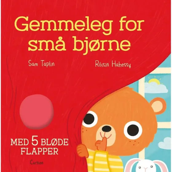 Gemmeleg for små bjørne – Sød papbog med flapper for 12 måneder+