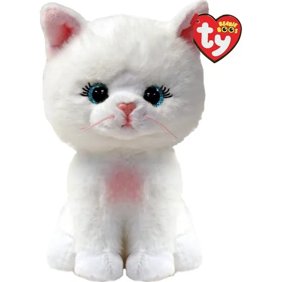 TY Amelia Cat Beanie Boos, 15 cm