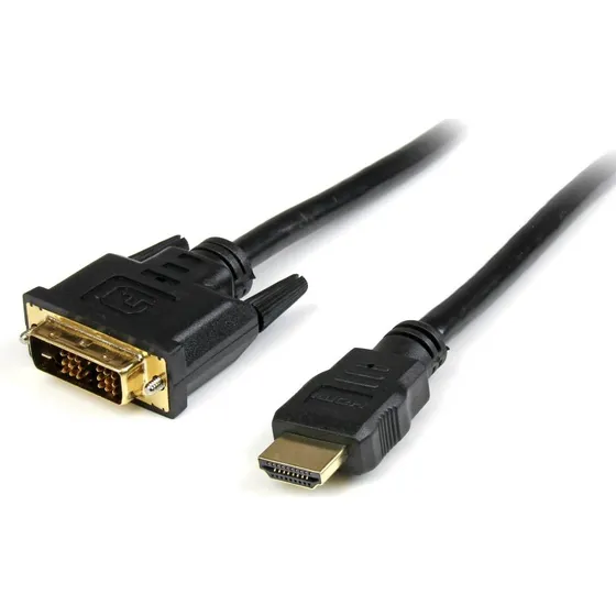 StarTech HDMIDVIMM6 HDMI til DVI-D Kabel 1,8 m, Sort