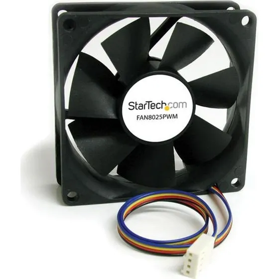 StarTech FAN8025PWM 80 mm PWM-ventilator, 2500 rpm, sort