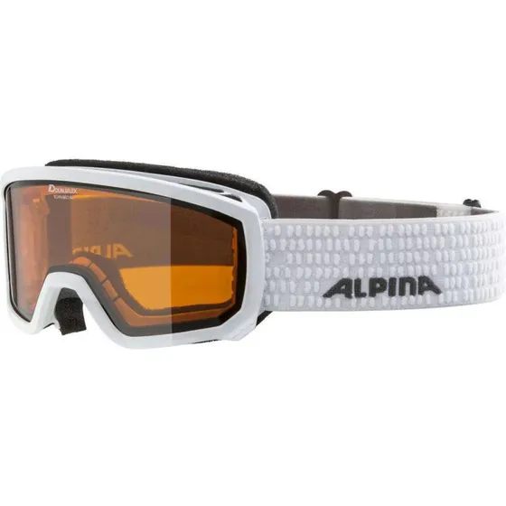 Alpina Scarabeo Jr. skibrille børn – hvid, one size, anti-fog, UV