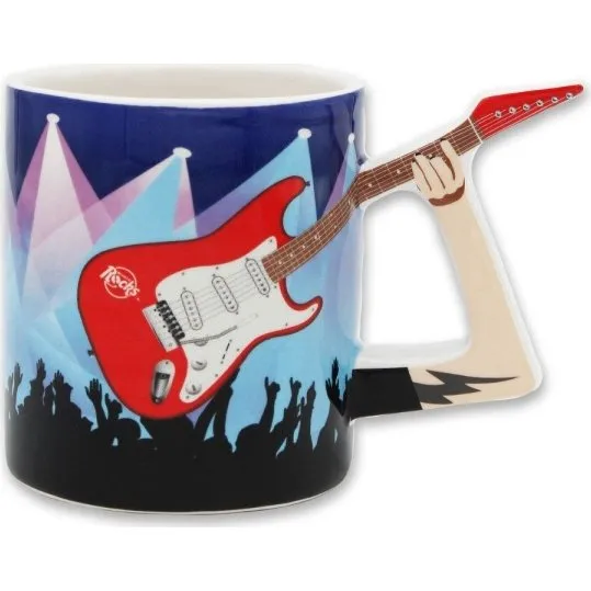 Winkee Rock-krus – Elektrisk guitar-design, 350 ml