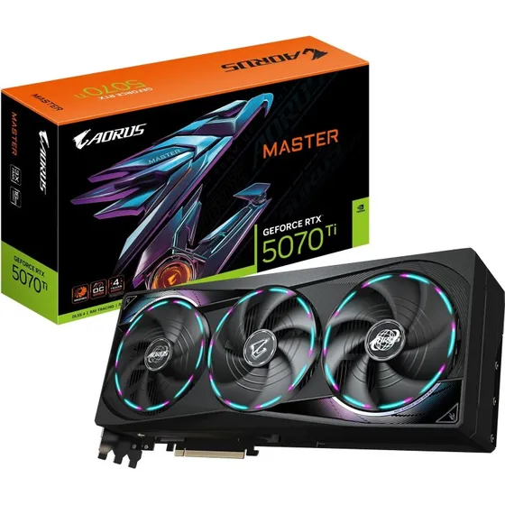 Gigabyte AORUS GeForce RTX 5070 Ti MASTER 16GB GDDR7