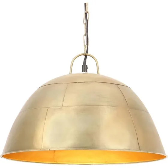 vidaXL vintage hængelampe 41 cm messingfarvet E27