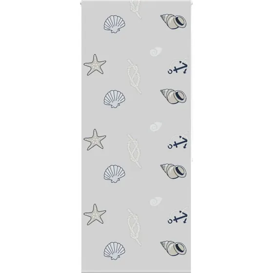 vidaXL Bruserullegardin 110x240 cm, stofbredde 106 cm