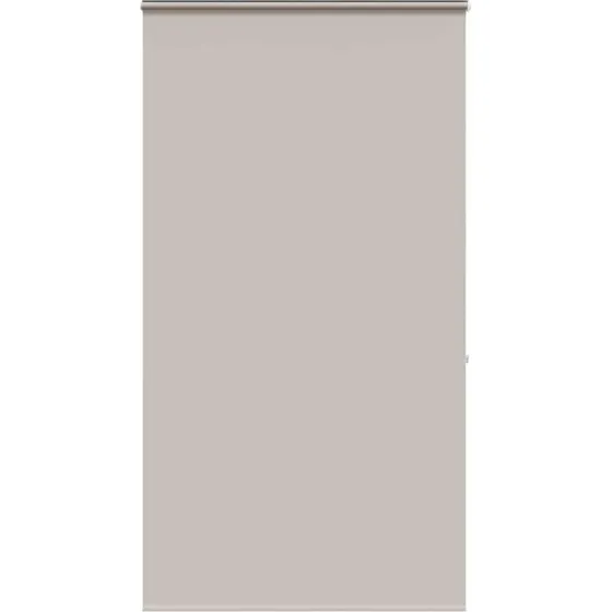 vidaXL Bruserullegardin 140x240 cm, stofbredde 136 cm, lysegrå med kassette