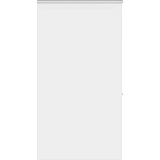 vidaXL Bruserullegardin 120x240 cm, hvid, stofbredde 116 cm med kassette