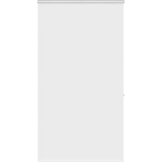 vidaXL Bruserullegardin 140x240 cm, hvid, med kassette, stofbredde 136 cm